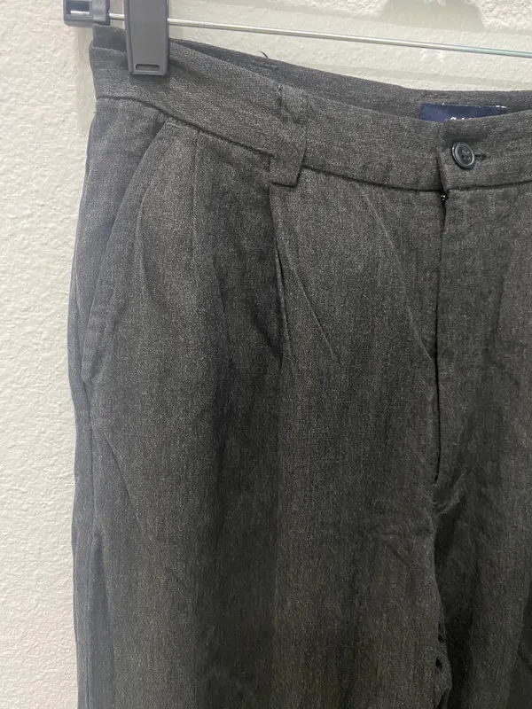 Gap Gray High Waisted Trousers Size 8 - Image 4