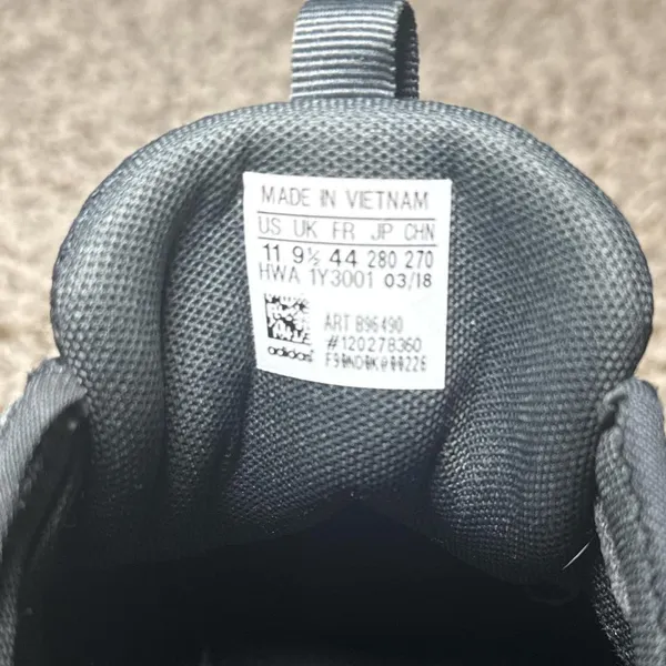 Adidas Women's Black Gray Questar X BYD Running Shoe Size 11‎ - Image 6