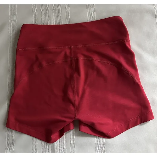 Outdoor Voices Red 2-Piece Activewear Set Racerback Sports Bra + Shorts S - Image 10