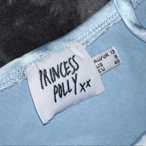 Princess Polly Maliha Mini Dress in Blue Size 8 - Image 12