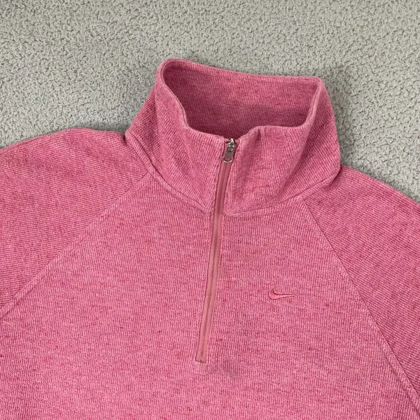 Nike Hypernaturals 1/2-ZIP Women M Dessert Berry Pink Sportswear Pullover - Image 3