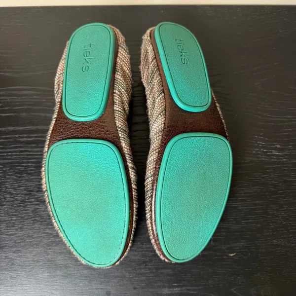 Tieks by Gavrieli Razzle Dazzle Multicolor Woven Metallic Ballet Flats Shoes 9 - Image 4
