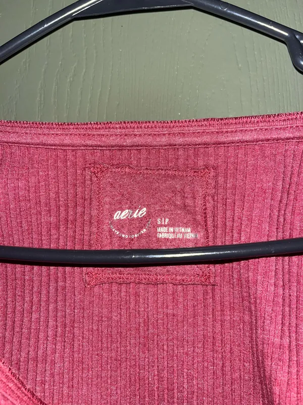 Ribbed Aerie Top Long Sleeve - Image 2