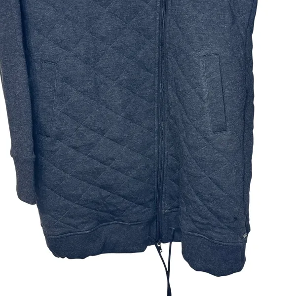UGG‎ Australia Women's Jacket Kayla Quilted Hoodie Asymmetrical Black Large NWT - Image 3