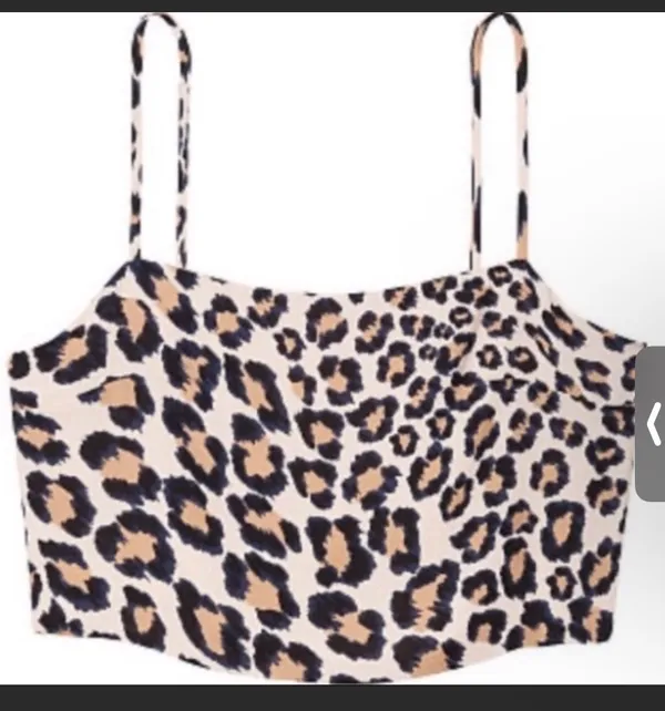 Victoria's Secret Tie Back Animal Print Cute Top, Never Worn - Image 3