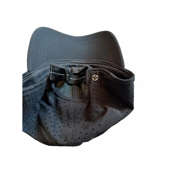Lululemon Black Perforated Adjustable Baseball Cap - Image 3
