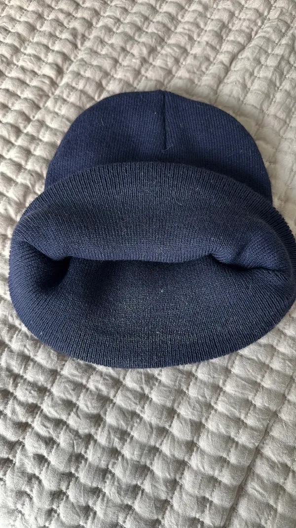Carhartt Navy Beanie - Image 2