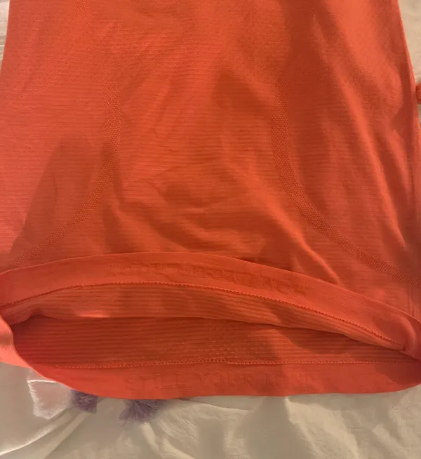 Lululemon Orange Racerback Tank - Image 2