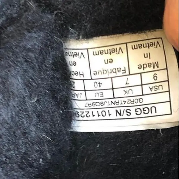 UGG Women’s Black Suede Open-Back Slippers Size 9 - Image 10