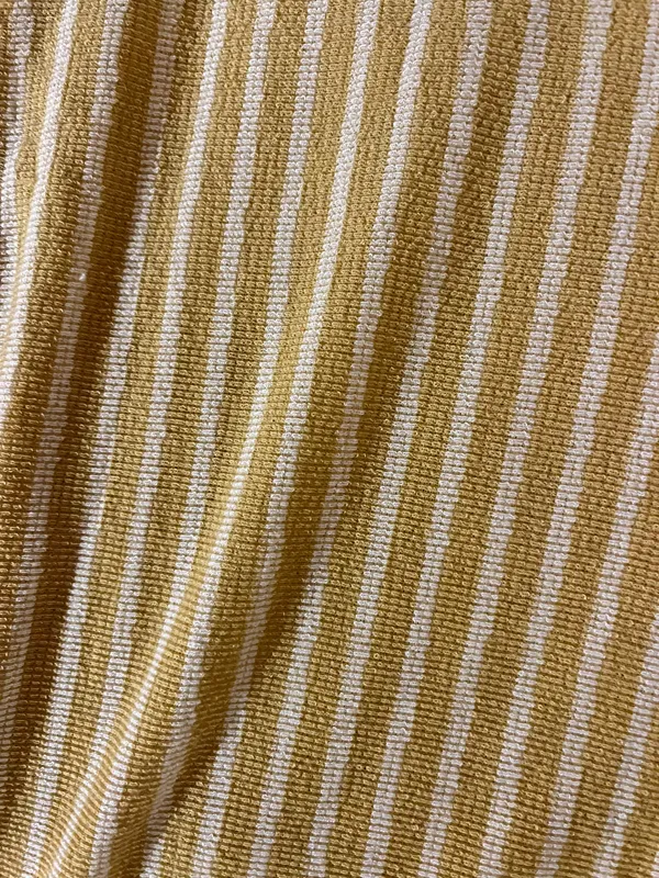Dressy Yellow Striped Shirt - Image 4