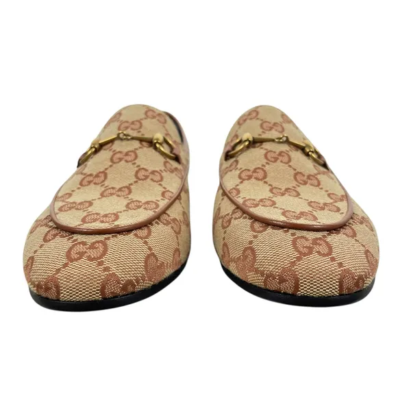 Gucci Jordaan GG Monogram Horsebit Loafer Ruggine Rust Size 40.5 - Image 6
