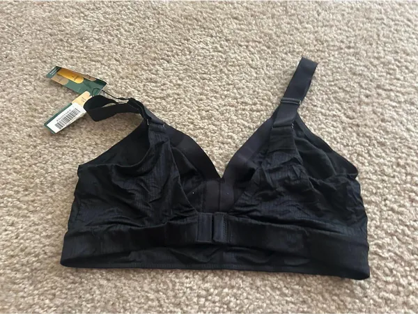 CD12 Woman bra breastfeeding black large sport comfy new - Image 3