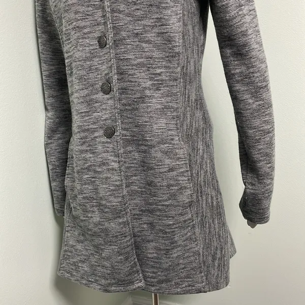 Kuhl Wool Blend Hooded Isla Long Fleece Jacket - Image 4