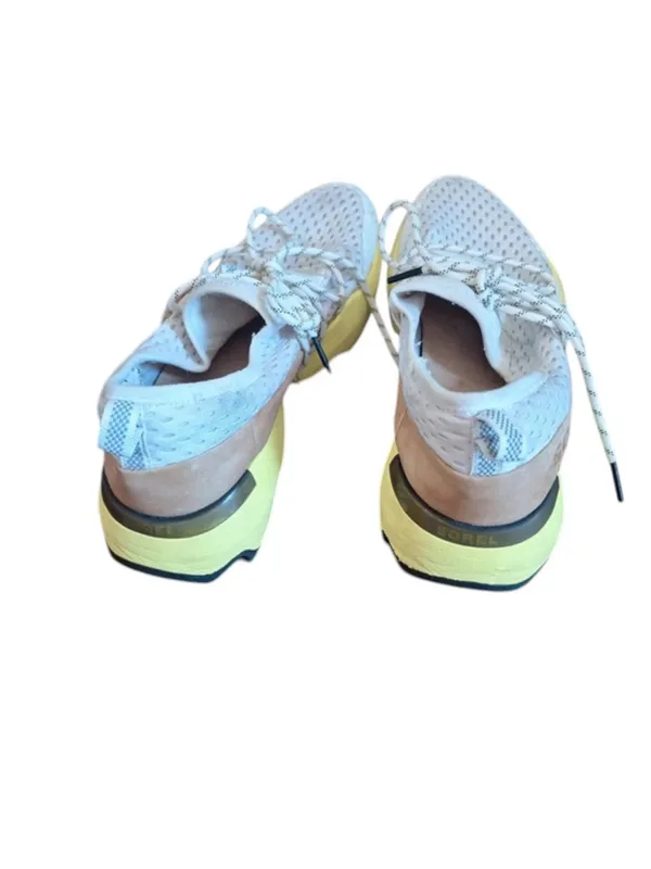 Sorel Kinetic Impact Lace Sneakers Sea Salt Yellow streetwear chunky activewear - Image 8