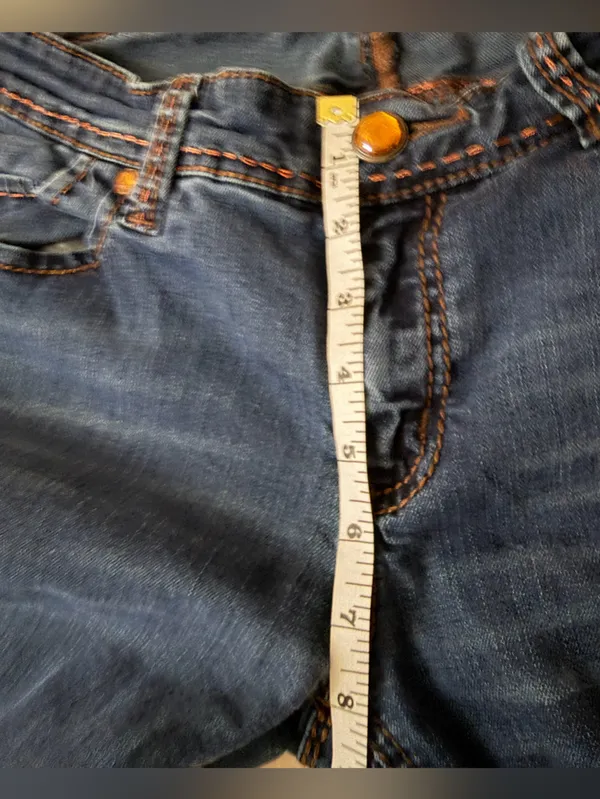 Seven7 Bootcut Stretch Jeans Women’s Size 12 Medium Wash EUC - Image 4