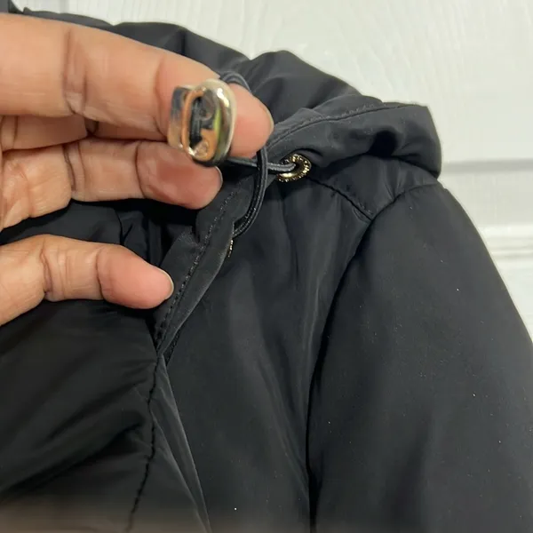 Calvin Klein Women’s Hooded Puffer - Black - Size Small ZIPPER IS BROKEN - Image 15