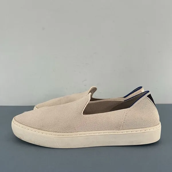 Rothy's The Original Slip On Sand Beige Washable Knit‎ Sneakers - Image 5