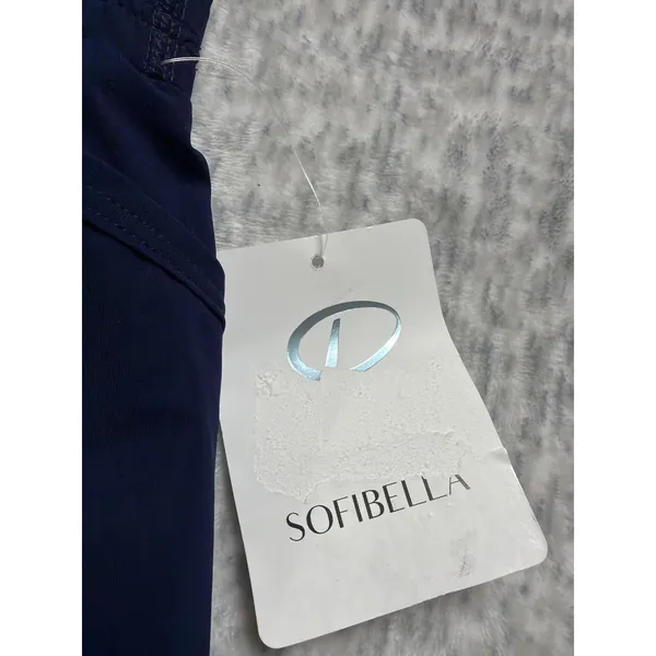 Sofibella Navy Blue Athletic Shorts Women Small Style 2017 Memory Stretch UPF 50 - Image 2
