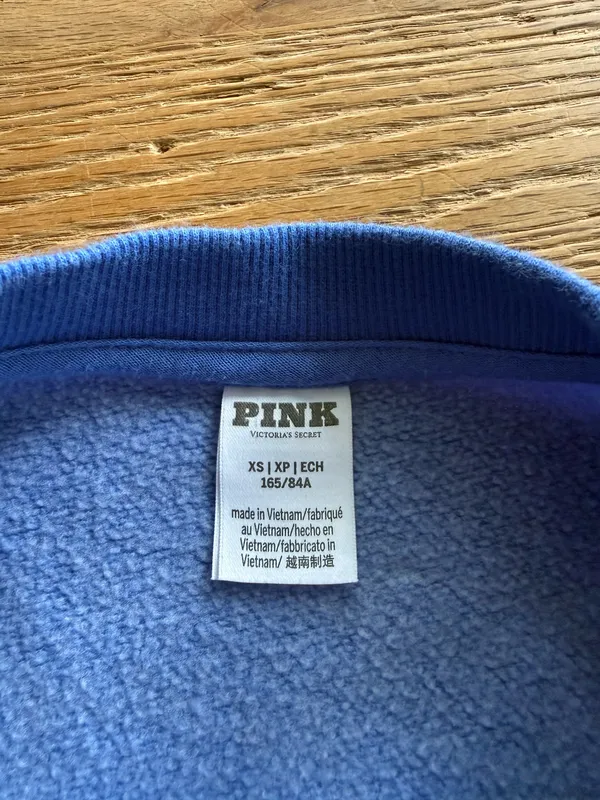 PINK - Victoria's Secret Blue Crewneck - Image 3