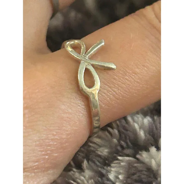Z29 size 9.25 925 sterling silver ring - Image 3