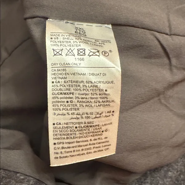 Old Navy Brushed Pea Coat XXL - Image 16