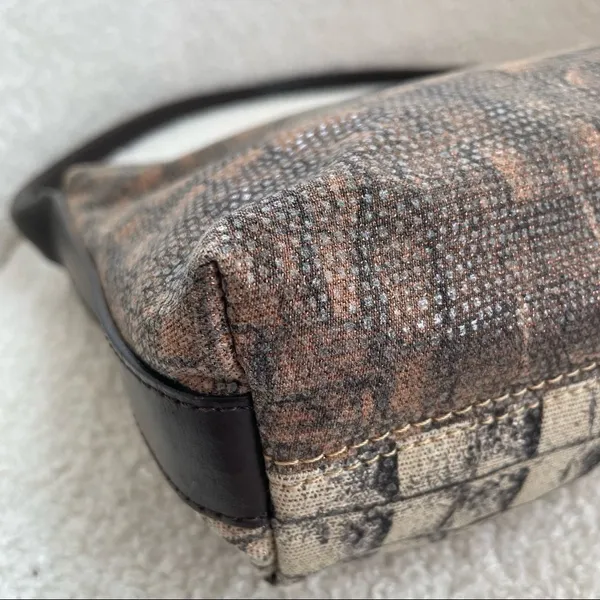 Roberto Cavalli Freedom Animal Print Baguette Purse Bag - Image 4