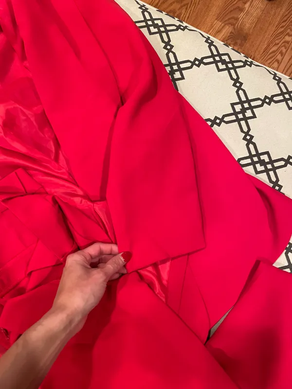 Showpo Red Two-Piece Blazer and Pant Set - Image 9