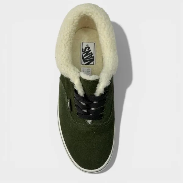 Vans Authentic Sherpa Mule Grape Leaf Green Suede Men 7 Women 8.5 VN000CP4KCZ - Image 11