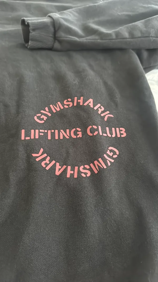 Black Gymshark Crewneck Sweatshirt - Image 2