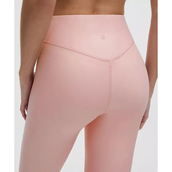 Lululemon Wunder Under SenseKnit HR Tight 25" Size 4 Pink Haze NWT Authentic - Image 4
