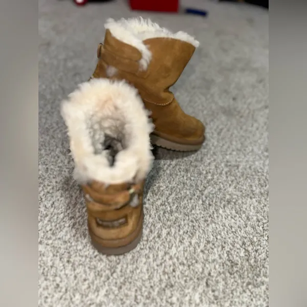 Koolaburra Brown Suede Winter Boots Size 8 - Image 3