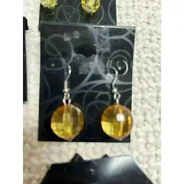 Lot of 6 pair costume pierced‎ earrings - Image 7