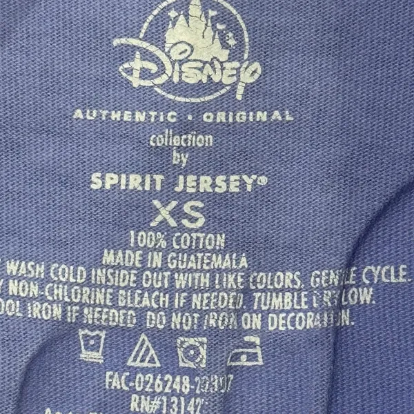 Disney Spirit Jersey Est 1971 Walt Disney‎ World Long Sleeve Shirt Women's XS - Image 4