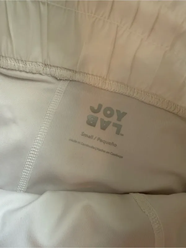 JoyLab White Athletic Skort with Built-In Short Liner - Image 2