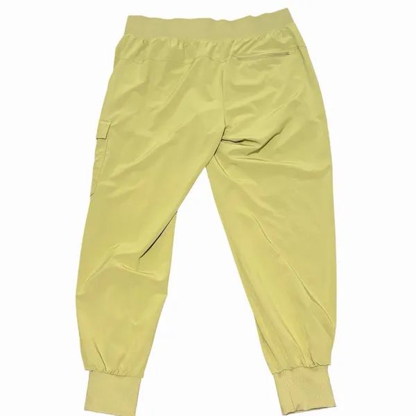 All In Motion Women's Jogger Pants Size Medium Silky Pull On Green Pockets - Image 3