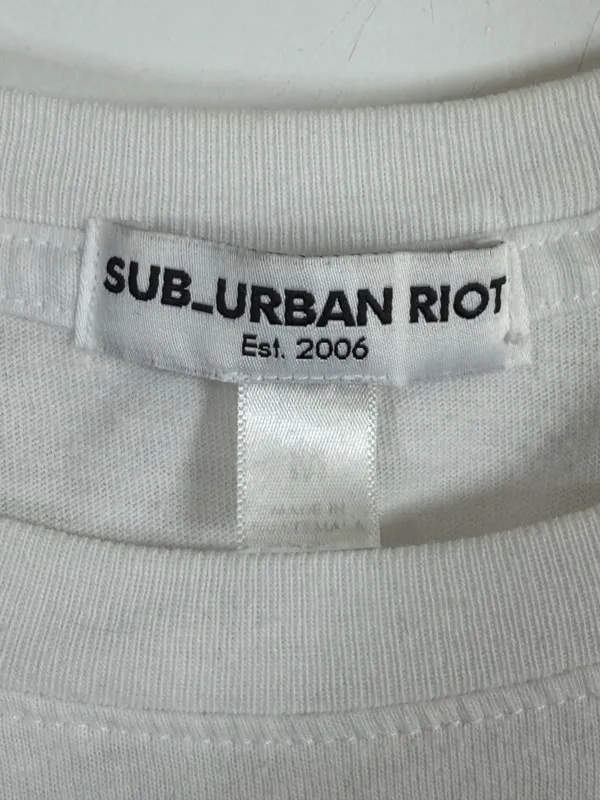 Sub_Urban Riot Sunshine and Good Vibes Graphic Tee White - Image 2