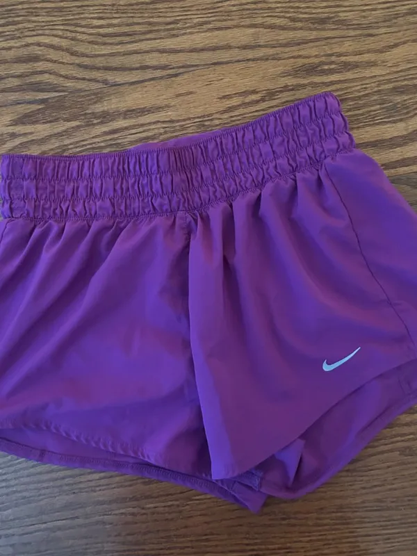 Nike Women's One Dri-FIT Mid Rise 3" Purple Running Shorts Size XS Activewear - Image 6