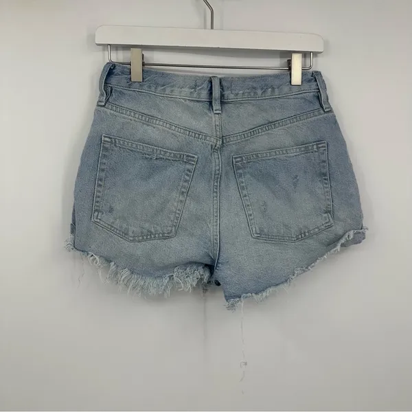 Free People Boho Shorts Size 27 Distressed Button Fly Summer Festival - Image 7