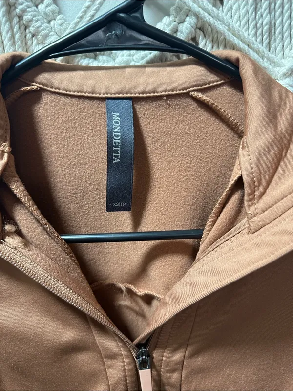 Mondetta Women's Zip-Front Utility Jacket in Terracotta - Image 3