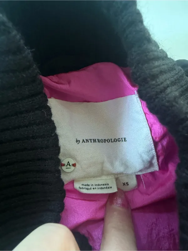 Anthropologie Puffy Bomber Jacket Size XS - Image 7