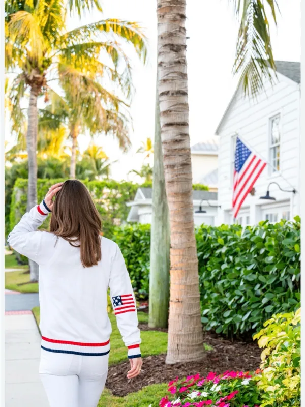 Seabird Unisex Flag Americana Sweater Ultra Prep - Image 2