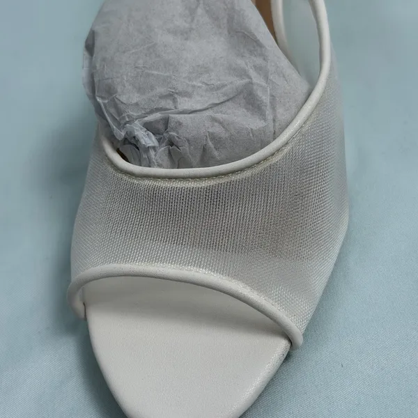 I.N.C International Concept Size-9.5 M Womens Alissaaf White Dress‎ Heel Sandal - Image 6