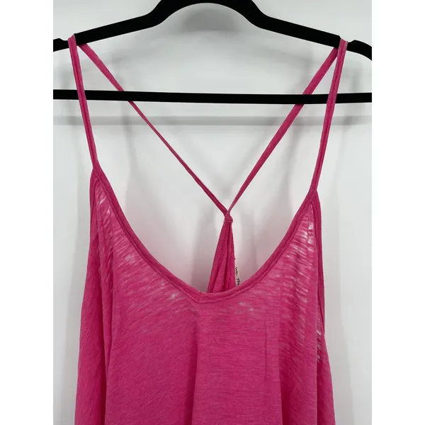 We The Free Pink Sandy Tank Top Sleeveless Relaxed Fit Women's Size Medium NEW - Image 3