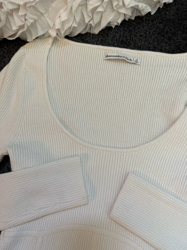 abercrombie & fitch slim corset sweater - Image 3