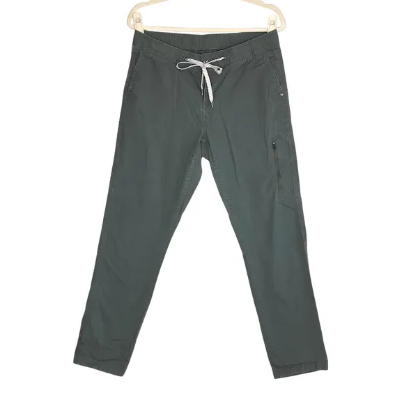 VUORI Ripstop DuraTerra Pant Women M Army Green Outdoor Hiking Travel Light EUC - Image 5
