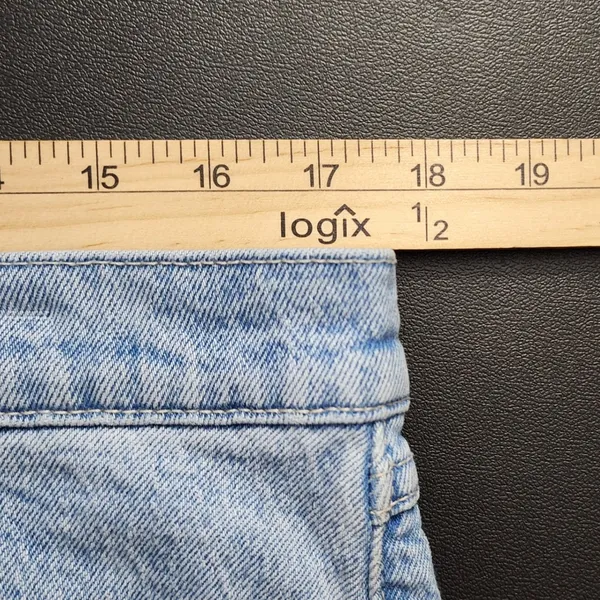 Abrand Jeans A '99 Low Straight Women Light Wash Denim Classic Y2K Jeans‎ 32/14 - Image 7