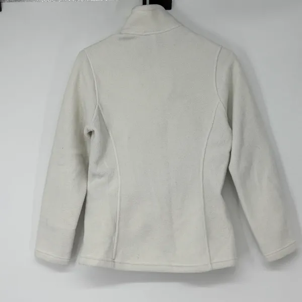 Patagonia Synchilla Womens‎ XS White Fleece Quarter Zip Pullover Sweater - Image 2