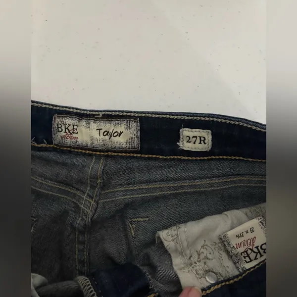 Womens‎ BKE Buckle Bootcut Taylor Denim Jeans Size 27 EUC 535 - Image 9