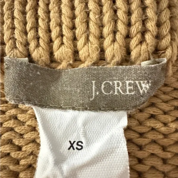 J.Crew 100% Cotton Ribbed Sweater - Size‎ XS - Beige Knit
Classic basic - Image 3