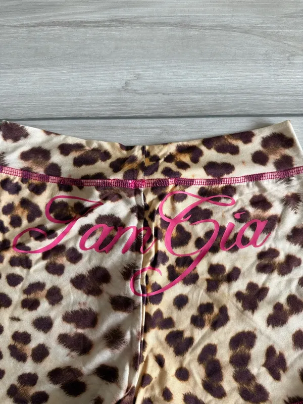 I.AM.GIA Leopard Print Blare Shorts Brown XS NWT - Image 8